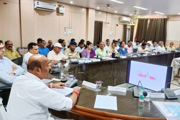 कलेक्ट्रेट सभा कक्ष में आयोजित जिला विकास समन्वय एवं निगरानी समिति (दिशा) की बैठक की अध्यक्षता की