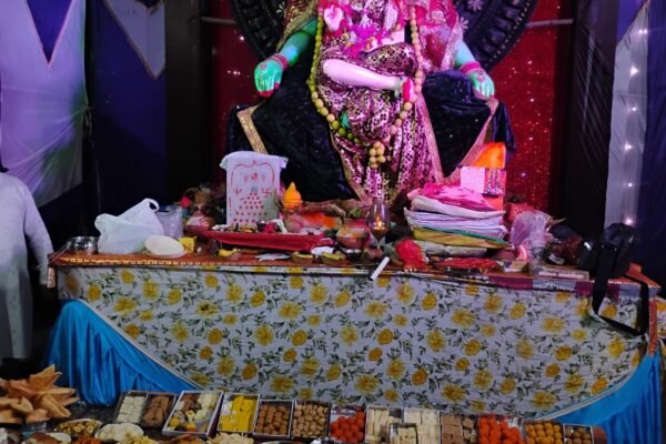 मां हरसिद्धी को अर्पित किया 56 भोग का महाप्रसाद